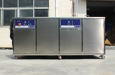 Heating Internal exchanger tube Professional Ultrasonic Cleaner with 2 chambers