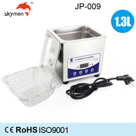 Jewelry Benchtop Ultrasonic Cleaner 1.3L 60W For Dental / Fake Teeth