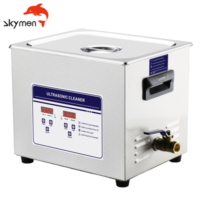 Ultrasonic Skymen Cleaning Equipment 15L Ultrasonic Parts Cleaners With Degass