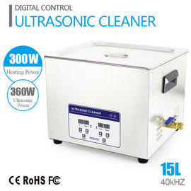 SUS Digital Dental Ultrasonic Cleaner , 15L Benchtop Parts Cleaner CE &amp; RoHS
