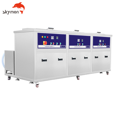 Three Tank Skymen Ultrasonic Cleaner SUS304 For Cleaning Rinsing Drying