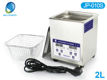 Skymen SUS304 2L 40KHz  table top ultrasonic cleaners jewellry  small parts with CE FCC certification