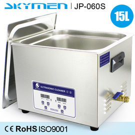 15 L Stainless Steel Commercial Benchtop Ultrasonic Cleaner 200w Heated Soaking Tank