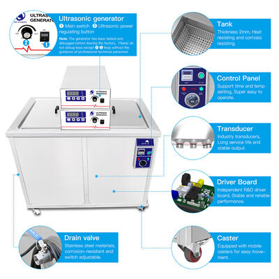 Skymen 960L Industrial Ultrasonic Washing Machine for Marine Maintenance, Engine Parts Cleaner