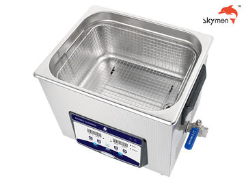 JP-060S Industrial Ultrasonic Cleaner , Ultrasonic Cleaning System 15L Injector Pins Lab 360W