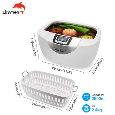 70W SUS304 Tank 2500ml Household Ultrasonic Cleaner