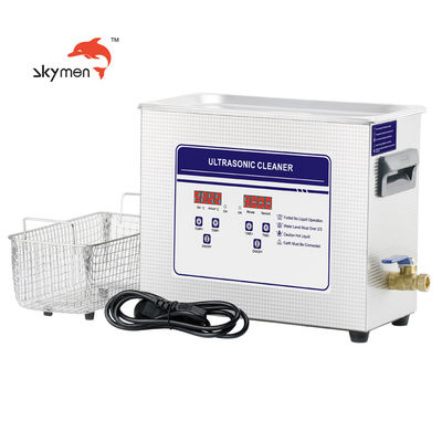 Denture Coins 200W Heating 6.5L Digital Ultrasonic Cleaner