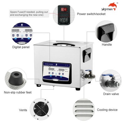 Skymen 10L Ultrasonic Bath For Record With 200W Heater And Basket
