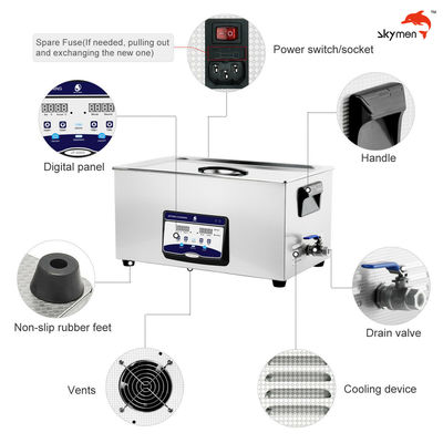 FCC 500W Heating Benchtop Ultrasonic Cleaner For Printing Screen Stencil