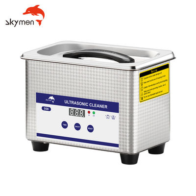 30 Mins Benchtop Ultrasonic Cleaner 35W 0.8L For Coins Removing Dirt