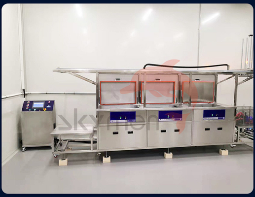 Semi Automatic Industrial Ultrasonic Cleaner Moving Lifting System 38L 200L 960L