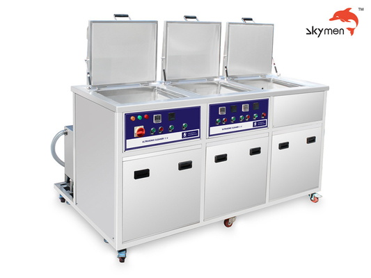 3 Stages Ultrasonic PCB Cleaner 77L Tank IPA Cleaning Media Explosion Proof