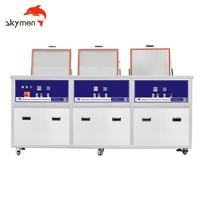 38L Tank Degreasing Ultrasonic Cleaner 3 Tanks AC380V For Metal Shell