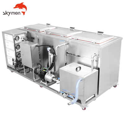 Three Tank Skymen Ultrasonic Cleaner SUS304 For Cleaning Rinsing Drying