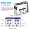 Professional 120W Benchtop Ultrasonic Cleaner Degas Function And Two Transducer
