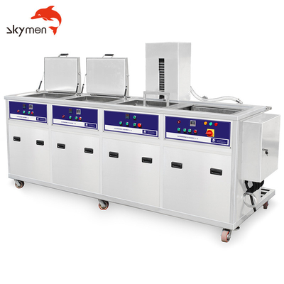 396Liter Four Tank Ultrasonic Cleaning Machine Remove Dust Oil For Auto Car Metal Parts