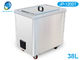 Dual Frequency 28khz 40khz Heated Ultrasonic Cleaner Industrial 38 L Power Adjustable