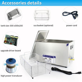 30L Durable Table Top Ultrasonic Cleaner For Petrochemicals Car Parts Medical Insturment