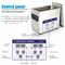 JP -060S 40KHz 15L Benchtop Ultrasonic Cleaner , electric fule stencil ultrasonic cleaning machine