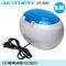 Digital Timer Jewelry Ultrasonic Cleaning Machine , Ultrasonic Bath Cleaner 0.6L 35W