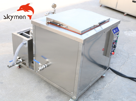 High Efficient Industrial Ultrasonic Cleaner With 9000W Heating Power / SUS 304 Basket