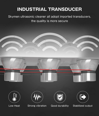 1-90 Degree Temperature Industrial Ultrasonic Cleaner With SUS 304 Tank Drainage