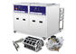 Twin tank 28khz ultrasonic cleaner for aircrafts parts marine engine fuel systems pump parts with clean and dry tank