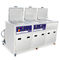 Three Tanks Industrial Ultrasonic Cleaning System With Ultrasonic Washing Ringsing Drying