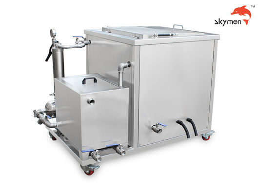 Industrial Ultrasonic Cleaner with Filtration Recycle System 40KHz Frequency and Heating up to 95°C
