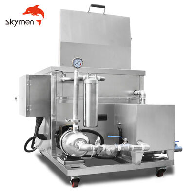China Factory Skymen 175L 2400W Industrial Ultrasonic Cleaning Machine for Engine Block Parts Cleaning
