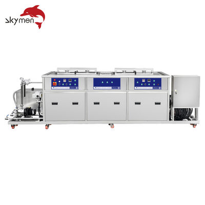 Dual Stage Ultrasonic Cleaning Machine with Roller for Efficient Industrial Cleaning