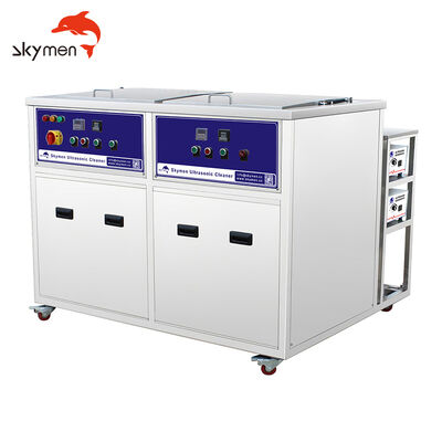 Large Double Tanks Industrial Ultrasonic Cleaning Machine Rinsing Ultrasonic Cleaner for Oil Degrease 77L