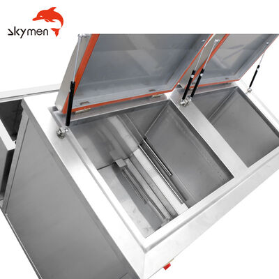 28kHz Best Price Twin Tanks Carburetor Ultrasonic Cleaning Machine Ultrasonic Cleaner with Rinsing and Filter System 99L