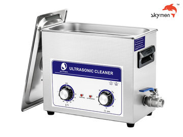 6.5L Mechanical Knob High Power Ultrasonic Cleaner 180W For Palte Barbecue Grill JP-031