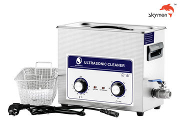 6.5L Mechanical Knob High Power Ultrasonic Cleaner 180W For Palte Barbecue Grill JP-031