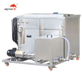 Engine / Auto Parts Ultrasonic Cleaning Equipment 2400W 28/40KHz With Filter