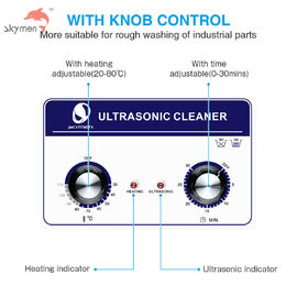 100W Heating Function Benchtop Ultrasonic Cleaner 2 Liter Tank 40KHz For Jewelry