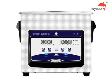 Digital Timer Benchtop Ultrasonic Cleaner 3.2 Liters SUS304 Tank 100W Heating