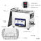 2.85 Gallon Ultrasonic Cleaning Mchine For Removing Welding Spot  With 200w Heating Power for Removing Resin