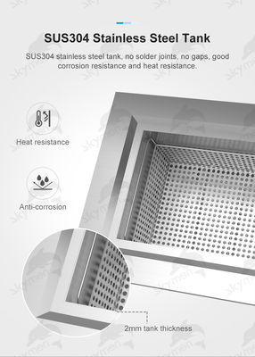 264L SS304 Sonic Wave Ultrasonic Cleaner 70 Gallon For DPF PDF
