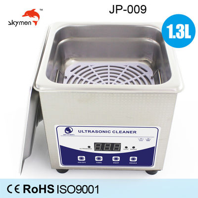 SUS304 1.3 Liter Household Ultrasonic Cleaner 2.6&quot; Tank For Diamond Ruby