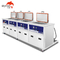 Timer Adjustable Ultrasonic Cleaning Equipment 600W 4 Tanks For Engine Cylinder with wash, rinse, spray, drying funciton