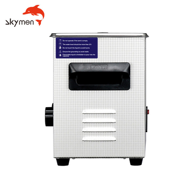 120W Hot Selling Benchtop Dental Ultrasonic Teeth Cleaner 3.2liter SUS304 with Mechinal Control Panel