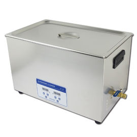 Stainless Steel Benchtop Ultrasonic Cleaner 30liter 40KHz for Desiel Oil Removal