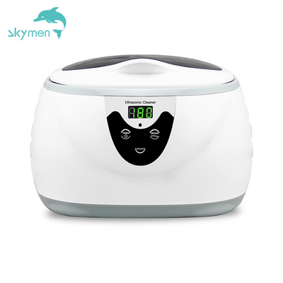 Skymen Ultrasonic Jewelry Cleaner Washing Machine 600ML Customized Logo White