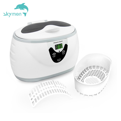 Skymen Ultrasonic Jewelry Cleaner Washing Machine 600ML Customized Logo White