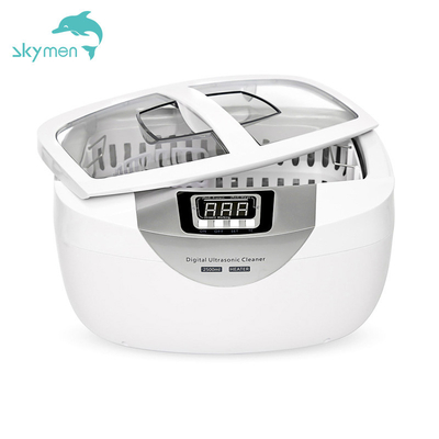 Skymen Mini Handheld Ultrasonic Jewelry Cleaner Machine 2.5L 70W 5 Digital Time Settings