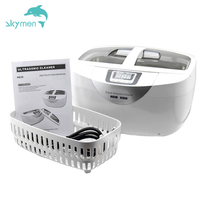 Skymen Mini Handheld Ultrasonic Jewelry Cleaner Machine 2.5L 70W 5 Digital Time Settings