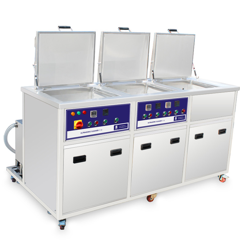 Three Tanks Industrial Ultrasonic Cleaning System With Ultrasonic ...