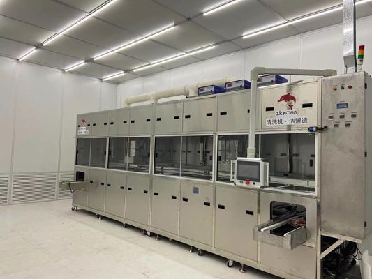 Three Chamber Automatic Ultrasonic Cleaning Machine